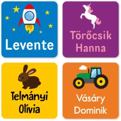 Mama Címkék Felvasalandó ruhacímkék névvel iskolába, óvodába (35 db)