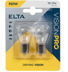 elta Vision Pro 12V P21W jelzőizzó, 2db/bliszter (EB0382TC)