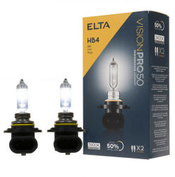elta Vision Pro 50 HB4 autóizzó 12V 51W, +50%, 2db/csomag (EB3006TR)