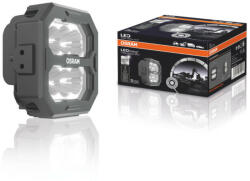OSRAM LEDriving Cube PX Spot Beam 2500 keskeny fénysávú professzionális LED munkalámpa 140 méteres hatótávval, 6000 K, 12/24V, 2500 lm, IP6K8/IP6K9K védelemmel, DT csatlakozóval, LEDPWL 110-SP (LEDPWL 110-S