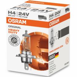 OSRAM Original Line 24V H4 halogén fényszóró izzó, 24V, hosszú élettartamú, megerősített teherautós kivitel, OEM minőség, 94196, 1db/doboz (94196)