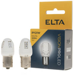 elta Vision PY21W sárga LED 12V 6000K, 2db/csomag (EB8080TR)