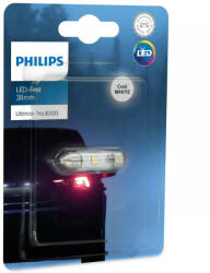 Philips C5W autó LED 1 darabos, jégfehér (38mm) (11854U30CWB1)