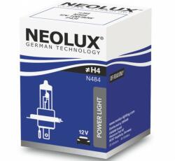 NEOLUX Power Rally halogén fényszóró izzó, 12V, 100/80W, P43t, off-road, N484, 1 db/doboz (N484)