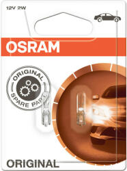 OSRAM Original 2722-02B 12V W2x4, 6d műszerfal izzó 2db/bliszter (2722-02B)