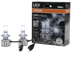 OSRAM LEDriving HL BRIGHT H7/H18 LED fényszóró lámpa +300% 2db/csomag (64210DWBRT-2HFB)