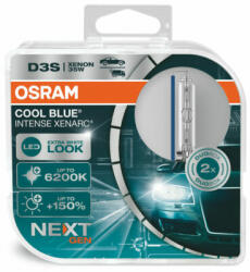 OSRAM XENARC COOL BLUE INTENSE (NEXT GEN) D3S 35W 12/24V 2x (66340CBN-HCB)