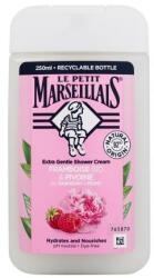 Le Petit Marseillais Extra Gentle Shower Cream Organic Raspberry & Peony cremă de duș 250 ml unisex