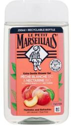 Le Petit Marseillais Extra Gentle Shower Gel Organic White Peach & Organic Nectarine gel de duș 250 ml unisex