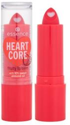 Essence Heart Core Fruity Lip Balm balsam de buze 3 g pentru femei 02 Sweet Strawberry