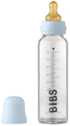 BIBS - Set complet biberon din sticla anticolici, 225 ml, Baby Blue (5014231) - babyneeds - 99,00 RON