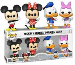 Funko Pop! 4-Pack: Disney 100th: Mickey / Minnie / Donald / Daisy figura (FU70339)