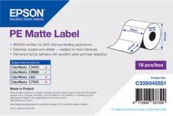 Epson 76 mm x 127 mm Műanyag Tekercses etikett címke Fehér ( 220 címke/tekercs ) (C33S045551)
