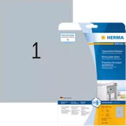 Herma 210 mm x 297 mm Műanyag Íves etikett címke Herma Ezüst ( 25 ív/doboz ) (HERMA 4224)