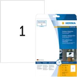 Herma 210 mm x 297 mm Műanyag Íves etikett címke Herma Fehér ( 10 ív/doboz ) (HERMA 9500)