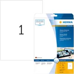 Herma 210 mm x 297 mm Papír Íves etikett címke Herma Fehér ( 25 ív/doboz ) (HERMA 4909)