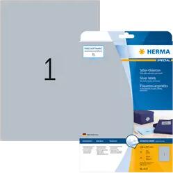 Herma 210 mm x 297 mm Műanyag Íves etikett címke Herma Ezüst ( 25 ív/doboz ) (HERMA 4117)