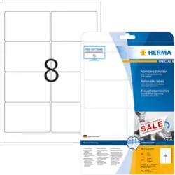 Herma 96 mm x 63.5 mm Papír Íves etikett címke Herma Fehér ( 25 ív/doboz ) (HERMA 4350)