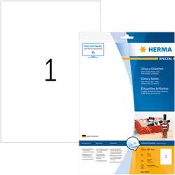 Herma 210 mm x 297 mm Papír Íves etikett címke Herma Fehér ( 10 ív/doboz ) (HERMA 8895)