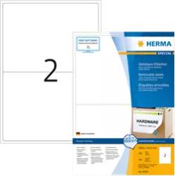 Herma 199.6 mm x 143.5 mm Papír Íves etikett címke Herma Fehér ( 100 ív/doboz ) (HERMA 10314)