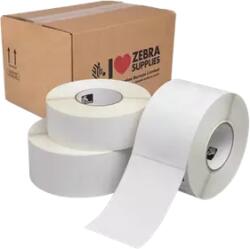 Zebra 102 mm x 64 mm Papír Tekercses etikett címke Fehér ( 1100 címke/tekercs ) (3007206-T)