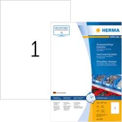 Herma 210 mm x 297 mm Műanyag Íves etikett címke Herma Fehér ( 100 ív/doboz ) (HERMA 8335)