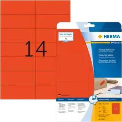 Herma 105 mm x 42.3 mm Papír Íves etikett címke Herma Piros ( 20 ív/doboz ) (HERMA 5059)