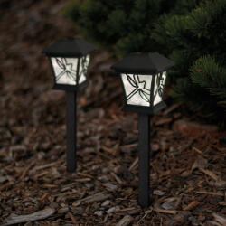 Family Collection Lampa solara LED - model libelule - negru, alb cald - 9 x 9 x 25 (+9) cm (MCT-GBZ-11714B)