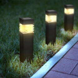 Family Collection Lampa solara detasabila - negru- alb cald - 5-7 x 5-7 x 28 (+12) cm (MCT-GBZ-11715)