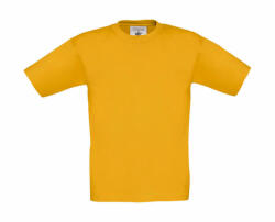 B&C Collection Gyerek rövid ujjú póló B and C Exact 190/kids T-Shirt 5/6 (110/116), Aranysárga