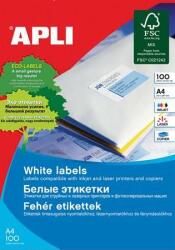 APLI Etikett, univerzális, 210x148 mm, APLI, 200 etikett/csomag (01264) - pepita