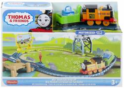 Thomas and Friends Set de joaca, Locomotiva motorizata cu vagon pe sine, Thomas and Friends, Nia, HGY81