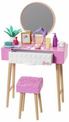 Mattel Set mobilier masuta de make-up pentru papusi, Barbie, HJV35