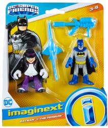 Imaginext Set 2 figurine, Imaginext, DC Super Friends, Batman si The Penguin, GWP60