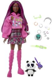 Mattel Barbie, Extra, stil pop punk si par roz, papusa cu accesorii