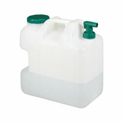  Víztároló kanna csappal 25 literes fehér-zöld 10036879_25_gr