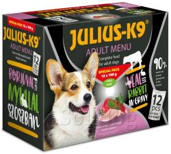 Julius-K9 Julius-K9 Veel & Rabbit válogatás szószban 12x100g