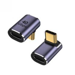 Adaptor USB 4 type C T-M unghi 90 grade, kur31-39 (KUR31-39)