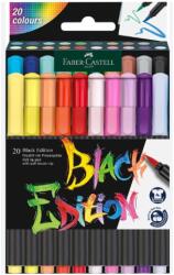 Faber-Castell Faber-Castell: Black Edition 20db-os színes filctoll szett (116452)