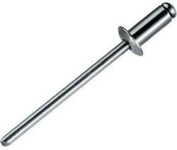  TopPop nyitott D-fejű popszegecs 4, 8x16 alu/acél Vz (15977048001601201000)