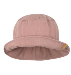 Pure Pure Pălărie din muselină dublă de bumbac - Pink Stone, Pure Pure