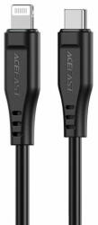 ACEFAST C3-01 Kábel USB MFI USB-C Lightning, 30W, 1, 2m (fekete) (C3-01-black) - smartgo