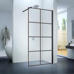 ClearConcept Torino fekete 100 x 195 cm zuhanyfal