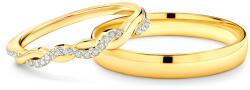 SAVICKI karikagyűrűk: arany, félköríves, 1, 5mm és 3mm