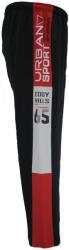 EDDY HILLS - Ultimates STRONG fekete-piros vékony (Méret 6XL)