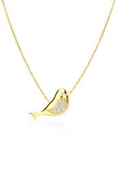 SAVICKI madár nyaklánc: arany, gyémántok - savicki - 169 085 Ft