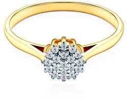 SAVICKI eljegyzési gyűrű: kétszínű arany és gyémántok - savicki - 323 040 Ft