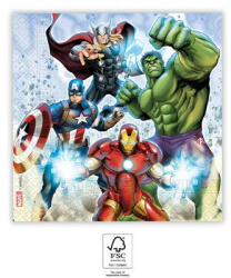 Avengers Infinity Stones, Bosszúállók szalvéta 20 db-os, 33x33 cm FSC (PNN93873)