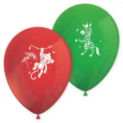 Procos Jungle Balloons, Dzsungel léggömb, lufi 8 db-os (PNN93790)