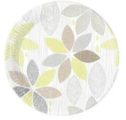 Procos Foliage, Lomb papírtányér 8 db-os 23 cm (PNN95205)